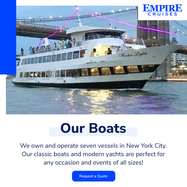 Empire Cruises - boat rental for a birthday party