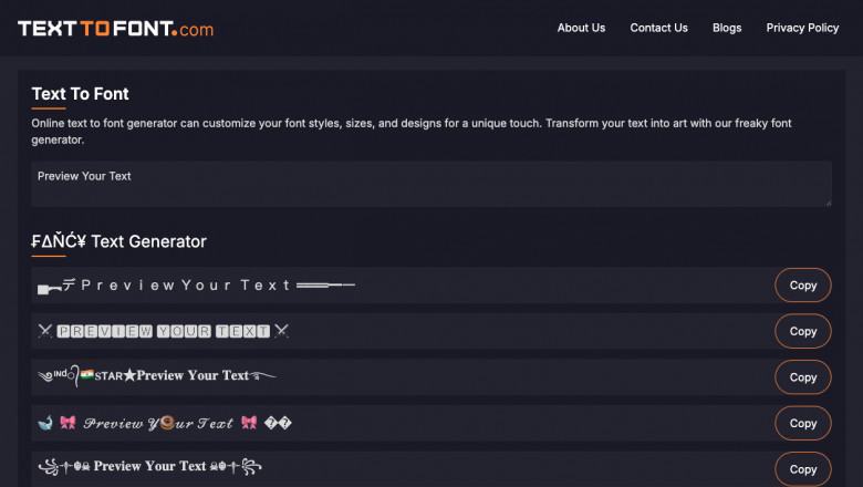 Text to Font: Your Ultimate Freaky Font Generator Online