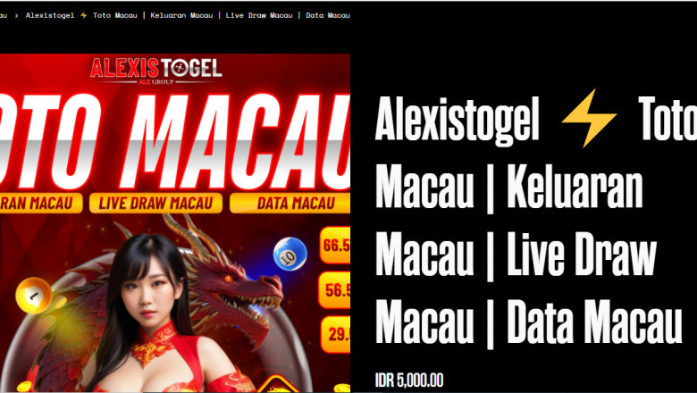 Toto Macau: Sensasi Togel Online Modern dengan Live Draw dan Data Akurat di Alexistogel