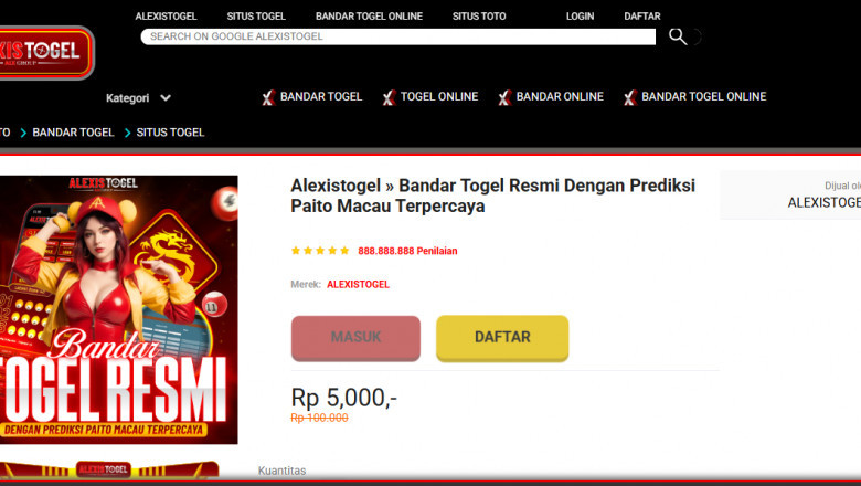 Alexistogel: Bandar Togel Online Terpercaya dengan Prediksi Paito Macau & Akses Pasaran Lengkap