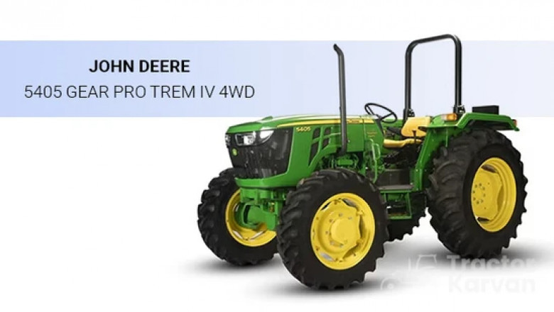 Explore the John Deere 5405 Gear Pro Trem IV 4WD Features in India