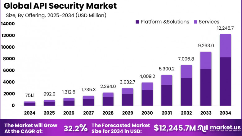 API Security Market size is expected to be worth around USD 12,245.7 million