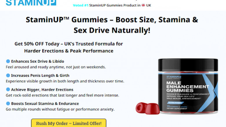 StaminUp Gummies – Unlock Bigger, Longer-Lasting Performance Naturally
