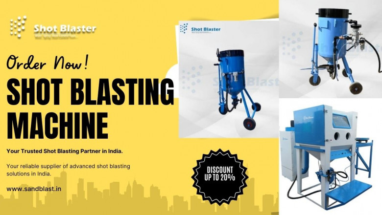 Portable Shot Blasting Machine for Concrete Surface Prep