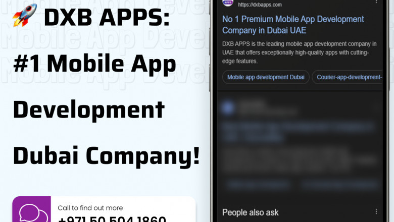 Get DXB APPS professional mobile application development Abu Dhabi services