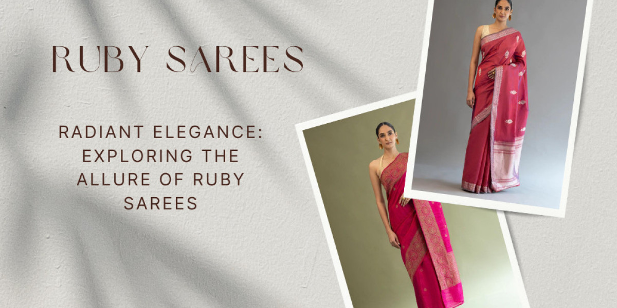 Timeless Glamour: Unveiling the Beauty of Ruby Sarees
