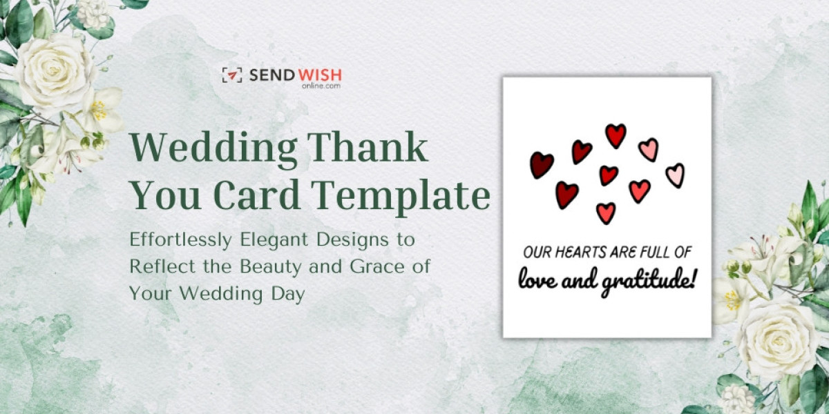 The Power of Wedding Thank You Card Template: A Heartfelt Gesture That Leaves a Lasting Impression