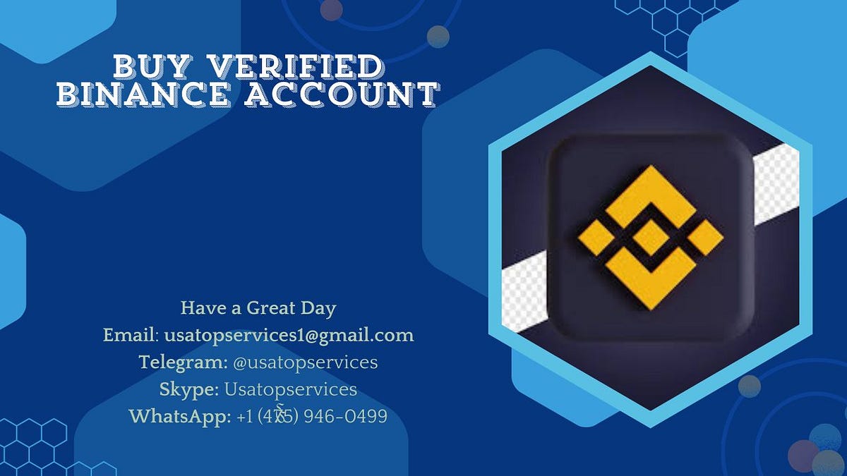 Buy Verified Binance Accounts. Get fully verified Binance accounts… | by Prakash Kumar | May, 2024 | Medium
