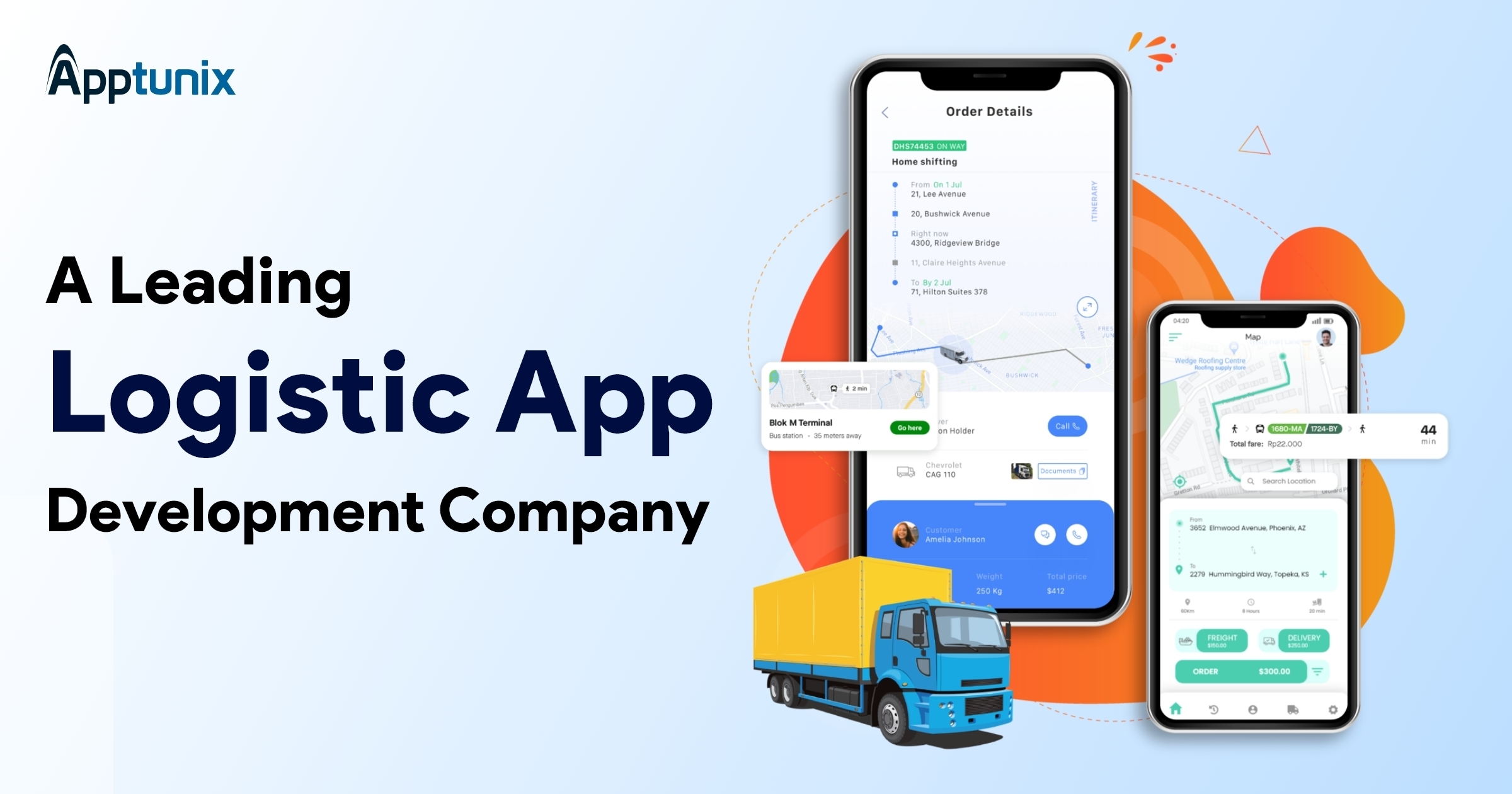 Logistics App Development Company - Apptunix