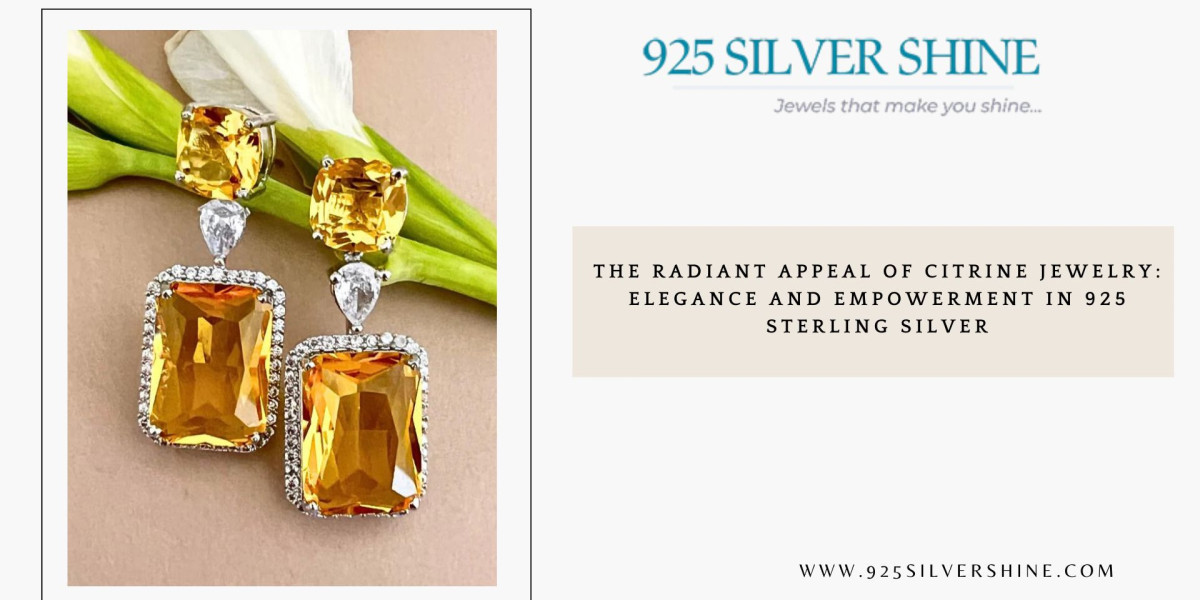 The Vibrant Allure of Citrine in Sterling Silver Jewelry