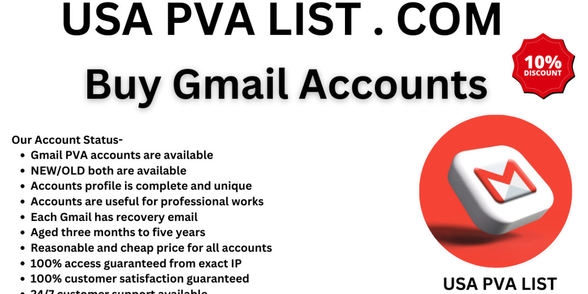 5 Best sites to Buy Gmail Accounts (PVA & Aged) With USA UK Canada and Other Country 