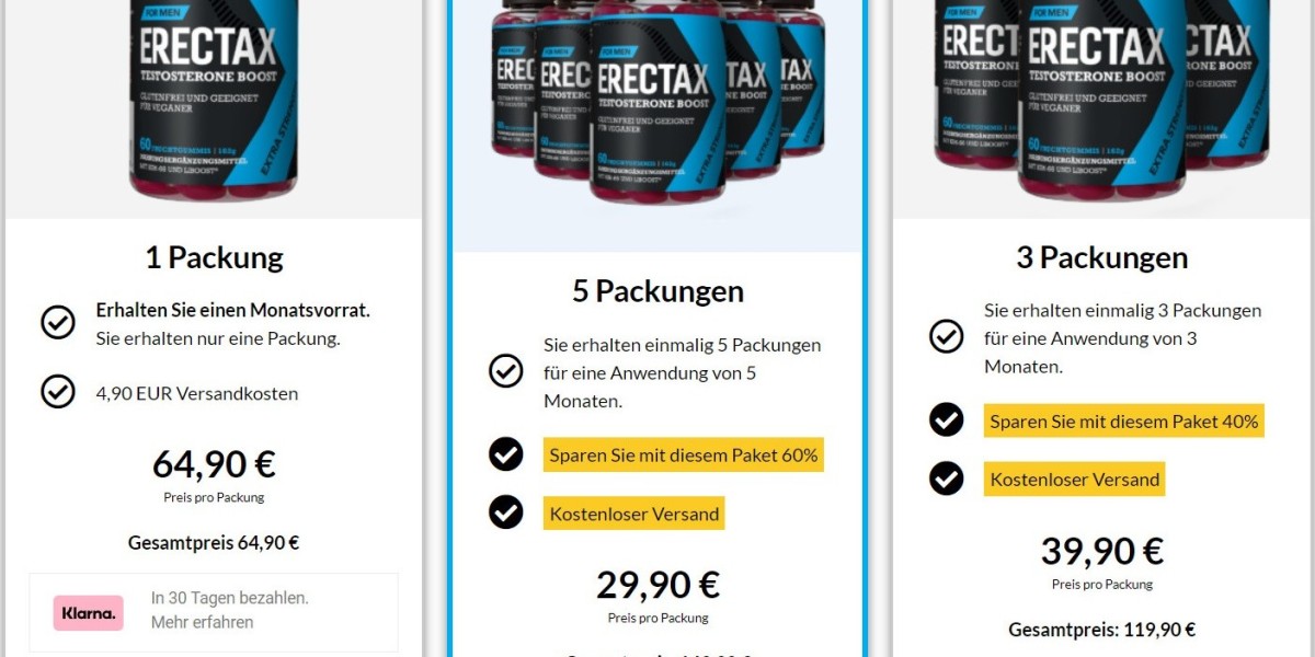 Erectax Testosterone Booster DE, AT, CH (Deutschland) Bewertungen, Wirkung, Vorteile & Kauf [2024]