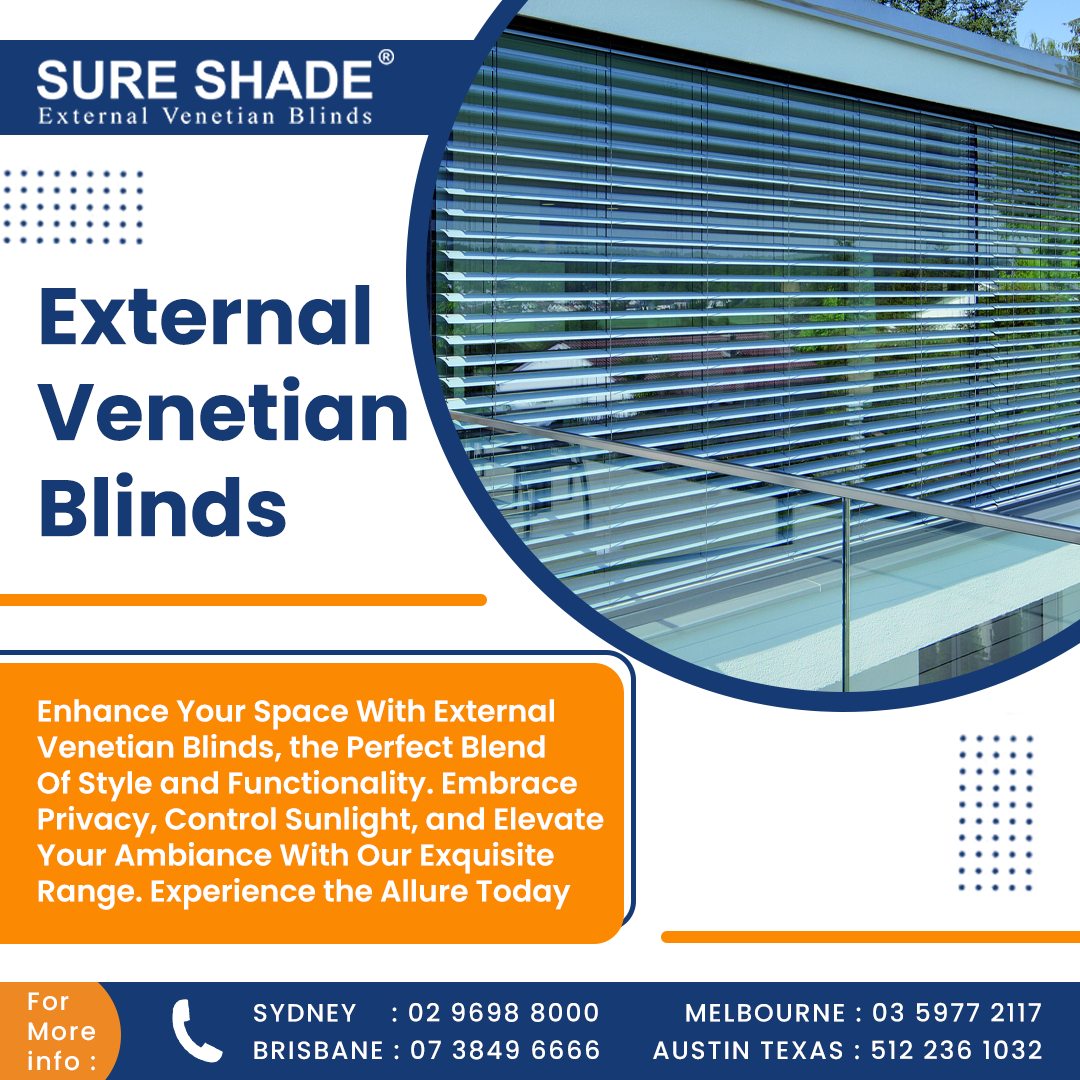 Stylish External Venetian Blinds