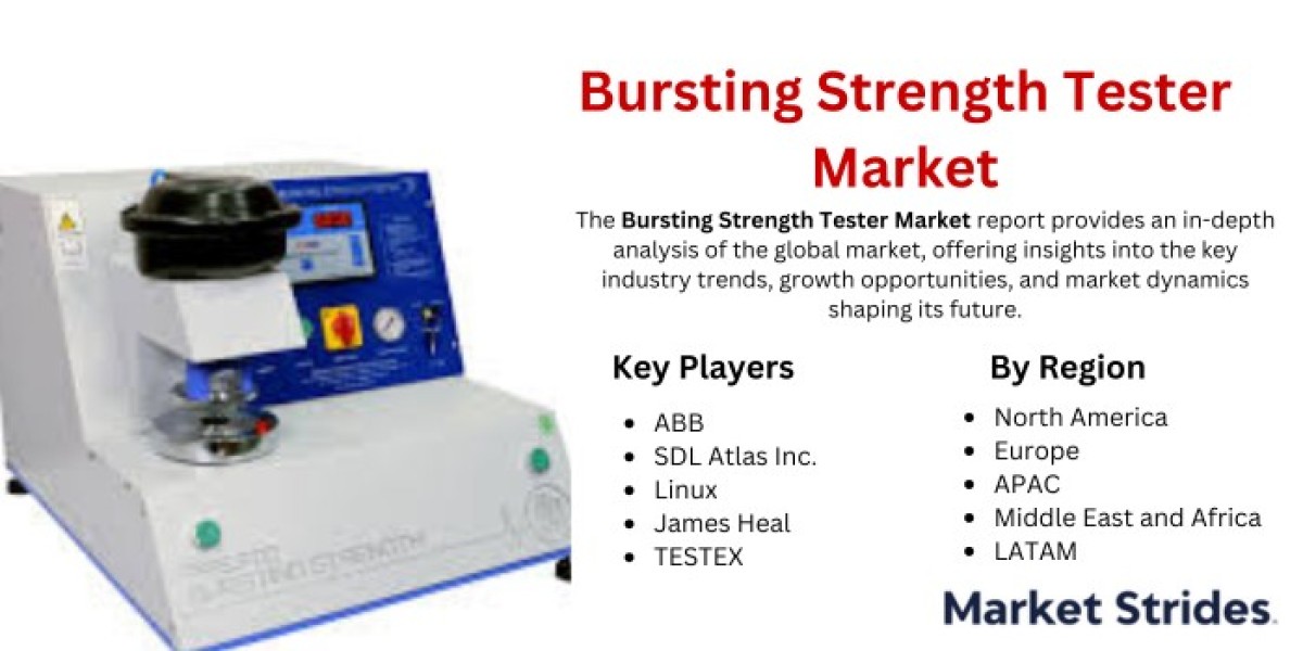 Bursting Strength Tester Market Growth Drivers, Restraints, and Key Segmentations 2024-2032