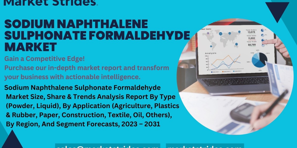 Sodium Naphthalene Sulphonate Formaldehyde Market: Insights and Forecast to 2031  Market Strides