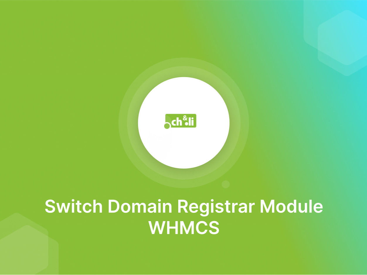 SWITCH EPP Domain Registration WHMCS Module -40% Off!