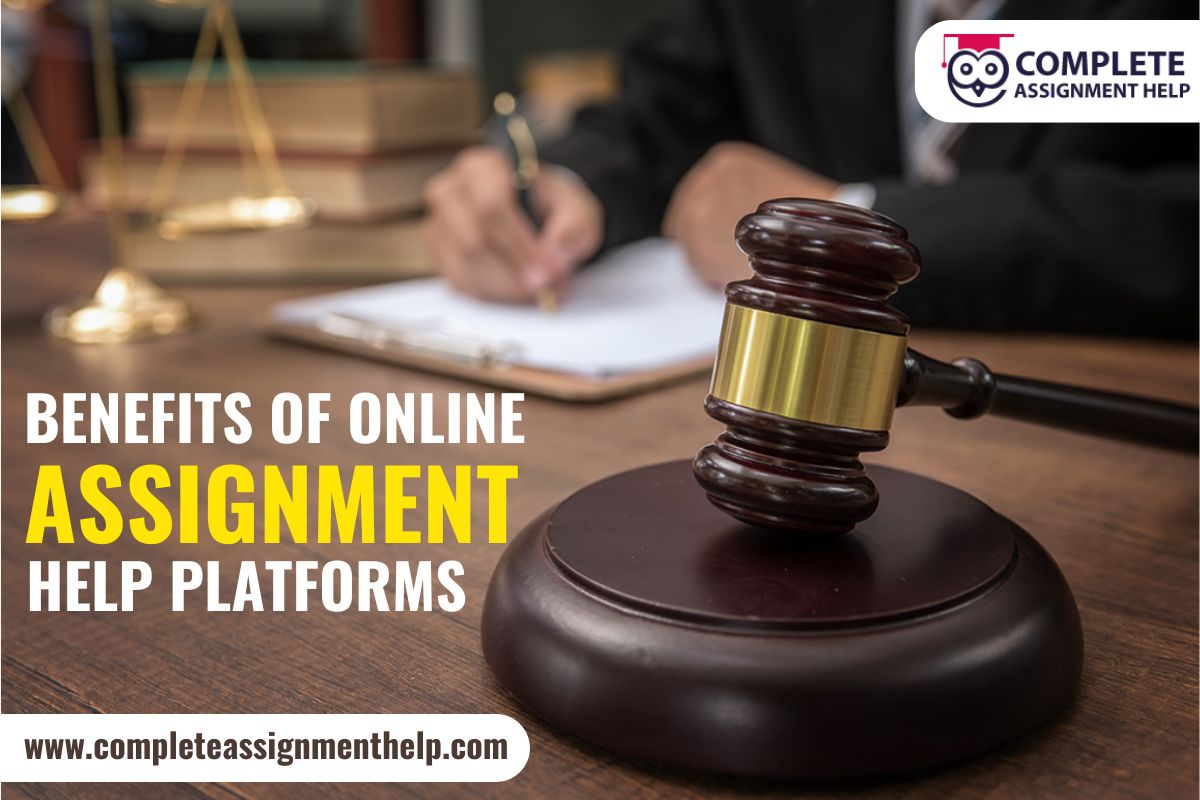 BENEFITS OF ONLINE ASSIGNMENT HELP PLATFORMS