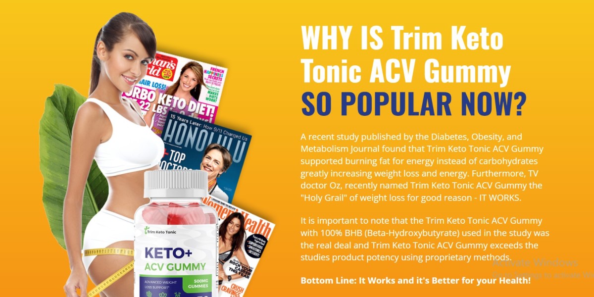 Trim Keto Tonic Keto ACV Gummies USA Reviews, Price