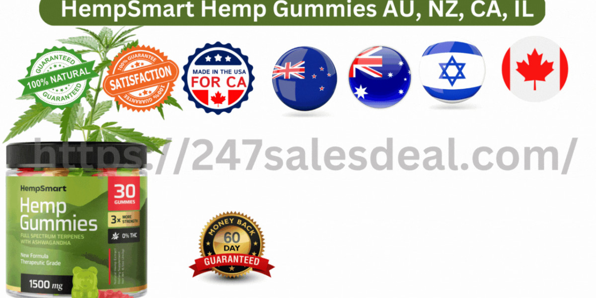 HempSmart Hemp Gummies (AU, NZ, CA) Reviews, Official Website, Cost Buy