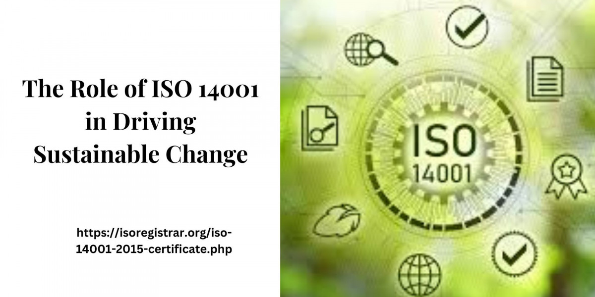 The Role of ISO 14001 in Driving Sustainable Change