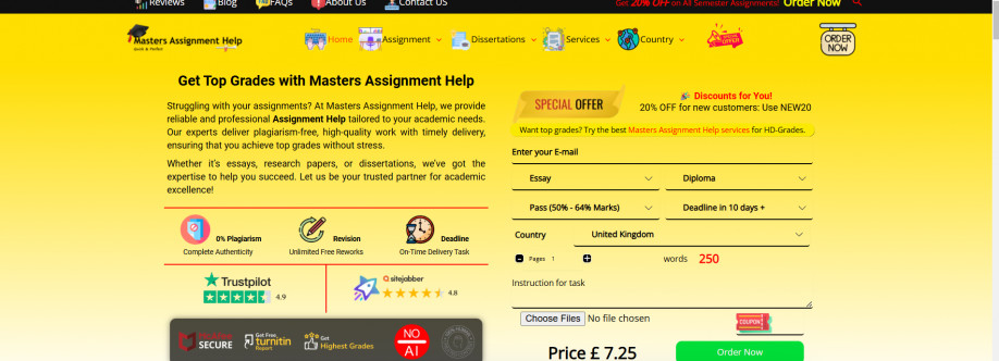 Masters Assignment Help Cover Image