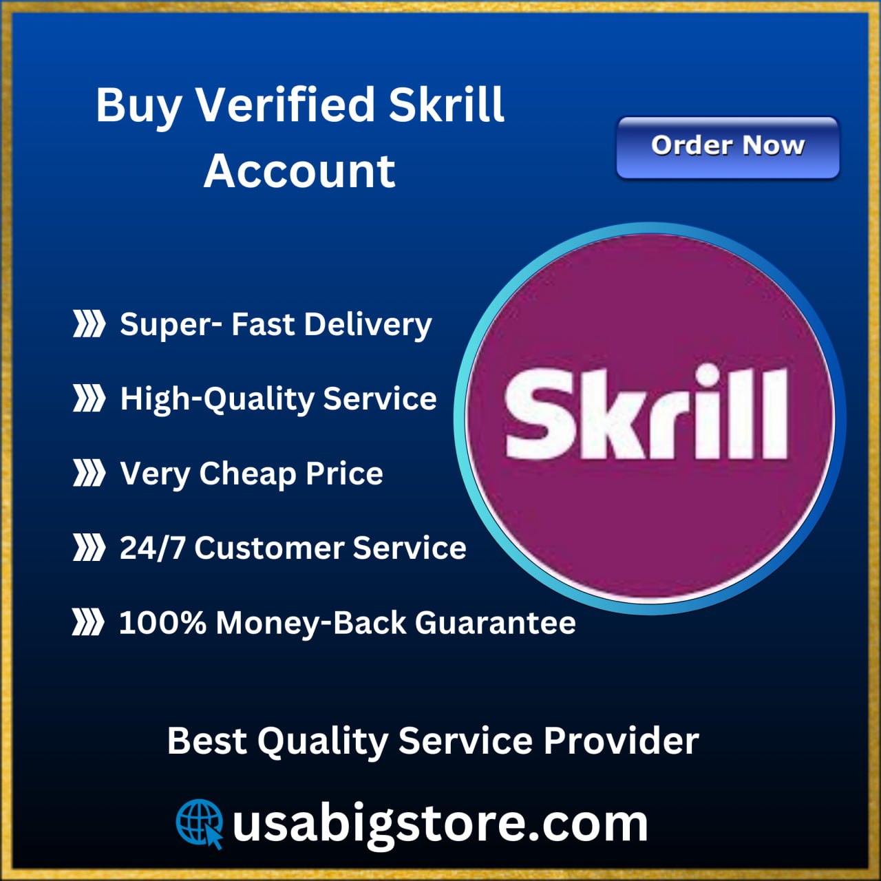 Buy Verified Skrill Accounts: 100% All Documents Verified,,