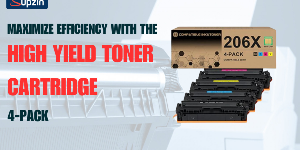 Maximize Efficiency with the High Yield Toner Cartridge 4-Pack