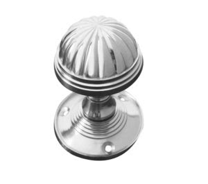 Brushed chrome door knobs are a stylish, practical, and durable choice for your home.