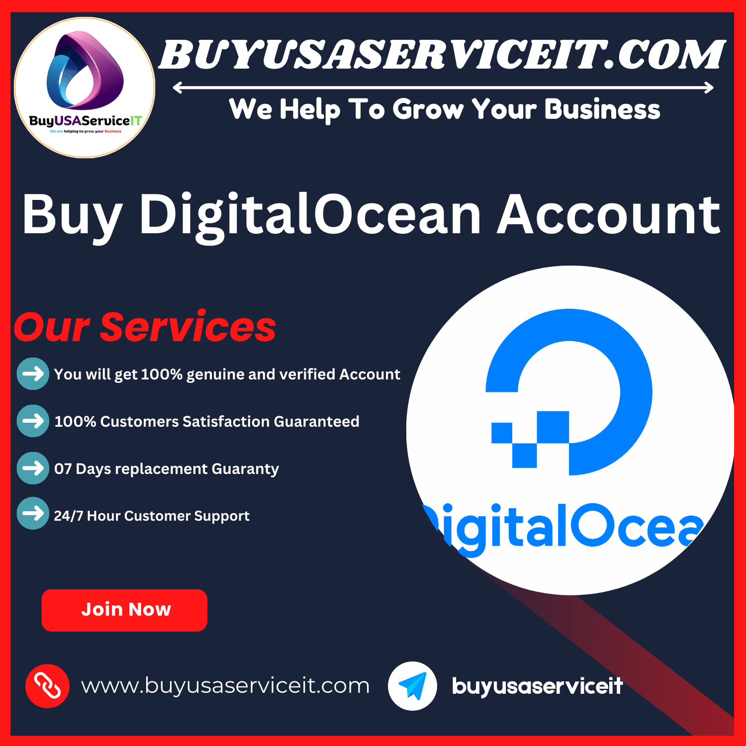 Buy DigitalOcean Account Quality Safe Secure Cheap Rate