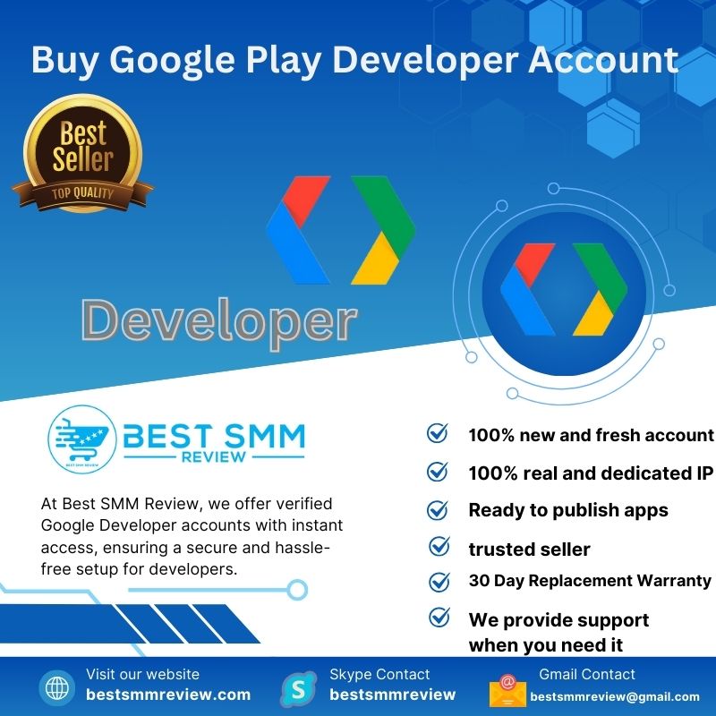 Buy Google Play Developer Account - Best SMM Review