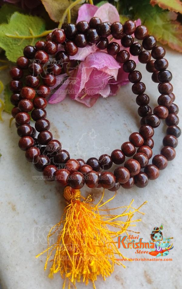 Rakt (Lal) Chandan Mala | Red Sandalwood (Lal Chandan) Mala