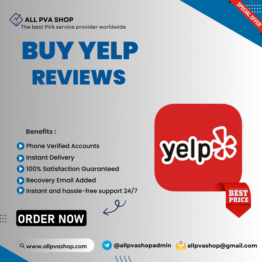 Buy Yelp Reviews - 100% Real, Elite & Non-Drop Reviews