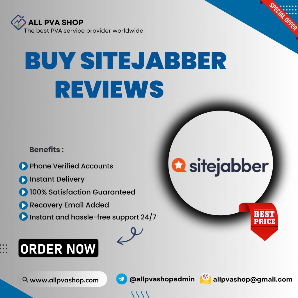 Get Sitejabber Reviews - 100% Real, Non-Drop & Safe Reviews