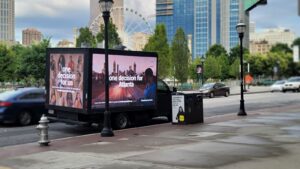 Atlanta, GA Mobile Billboards - Glass Display Mobile Trucks Atlanta, GA