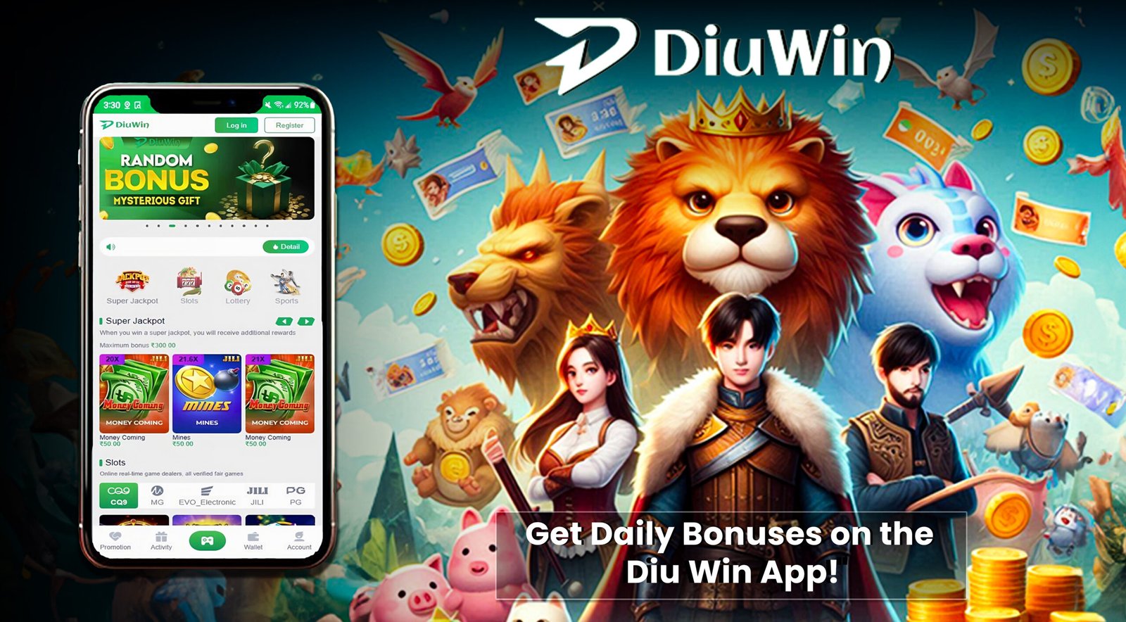 Diuwin Game Login