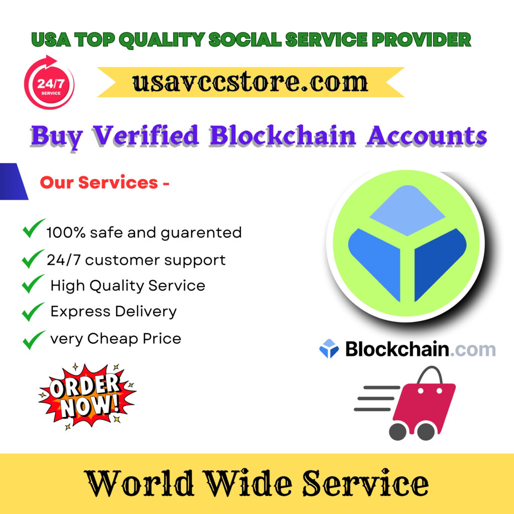 Buy Verified Blockchain Accounts - USA VCC Store