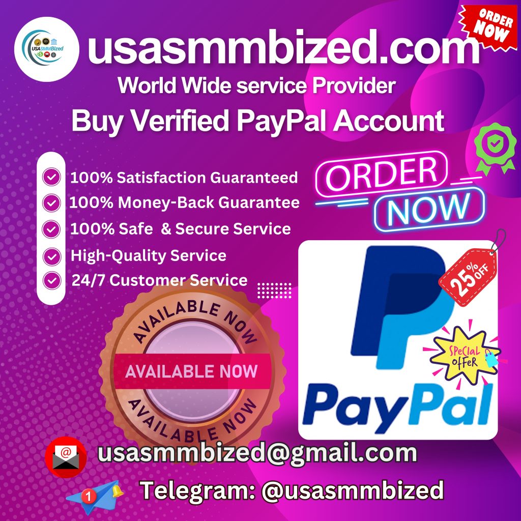 Buy Verified PayPal Accounts - usasmmbized.com