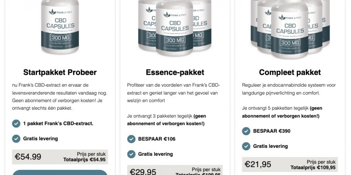 Frank  Frey CBD Capsules Nederland Beoordelingen Prijs Te Koop