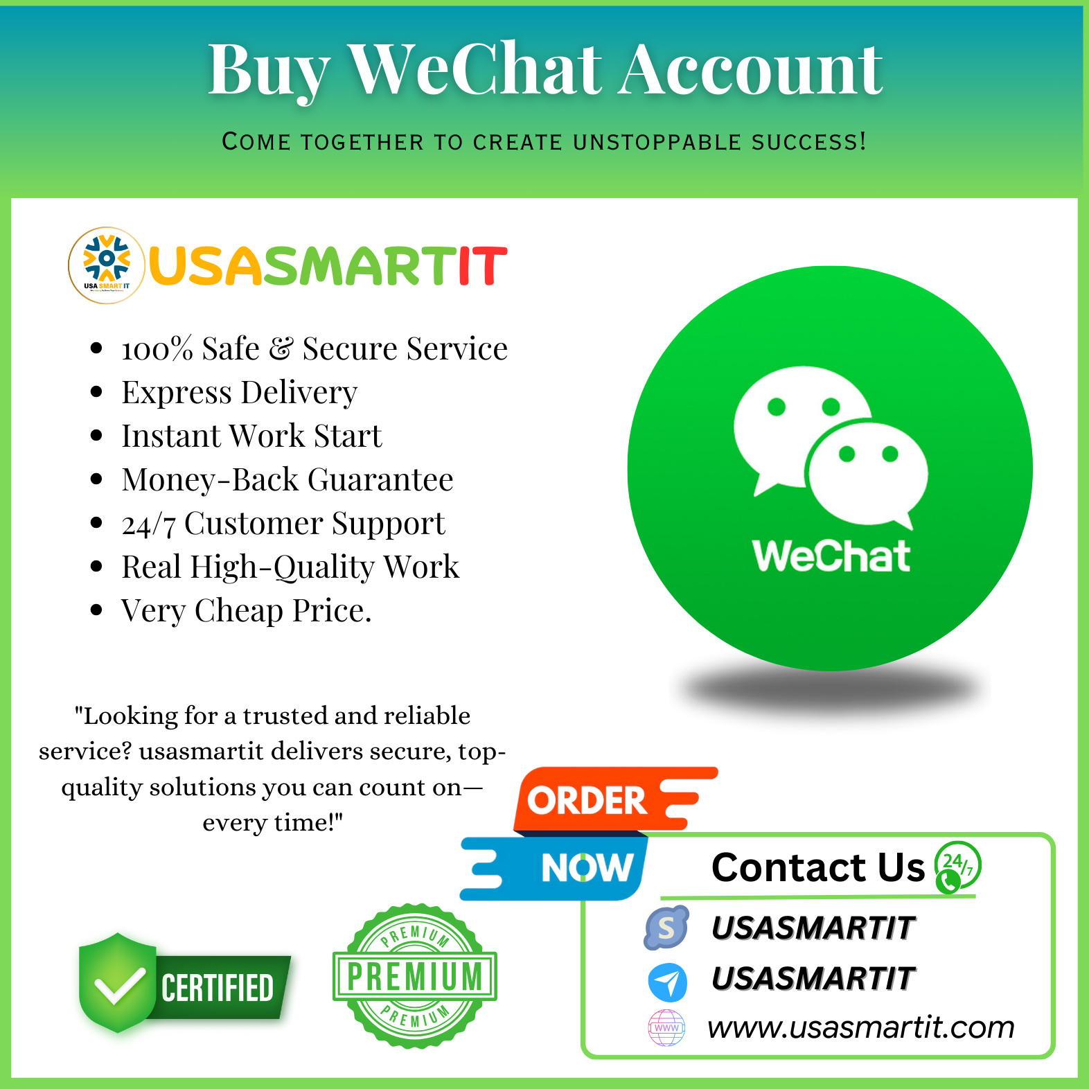 How and Why You Should Buy WeChat Account?