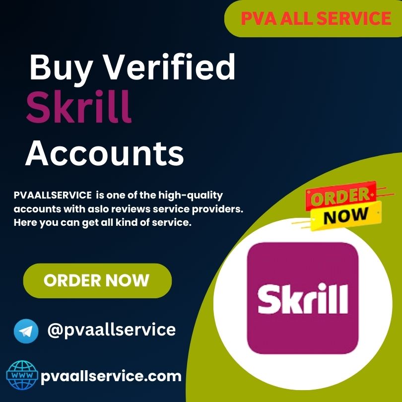 Buy Verified Skrill Accounts - PVA All Service