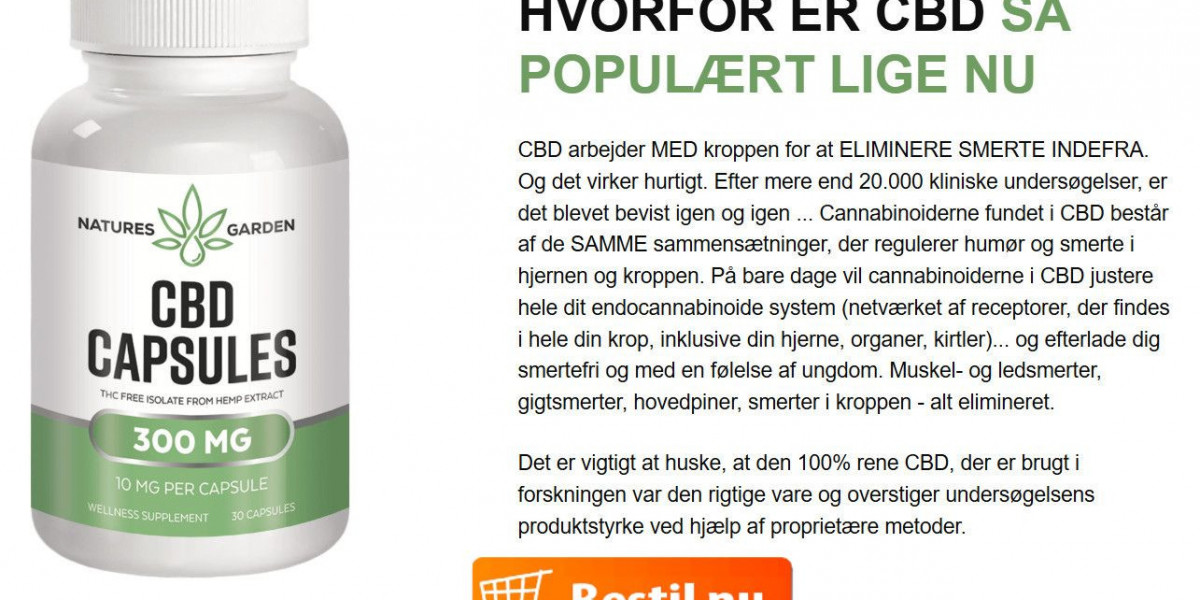 Natures Garden CBD Capsules DK anmeldelser, pris  køb nu