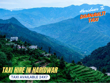 Haridwar To Dhanaulti Taxi Starting Fare @ 9/KM