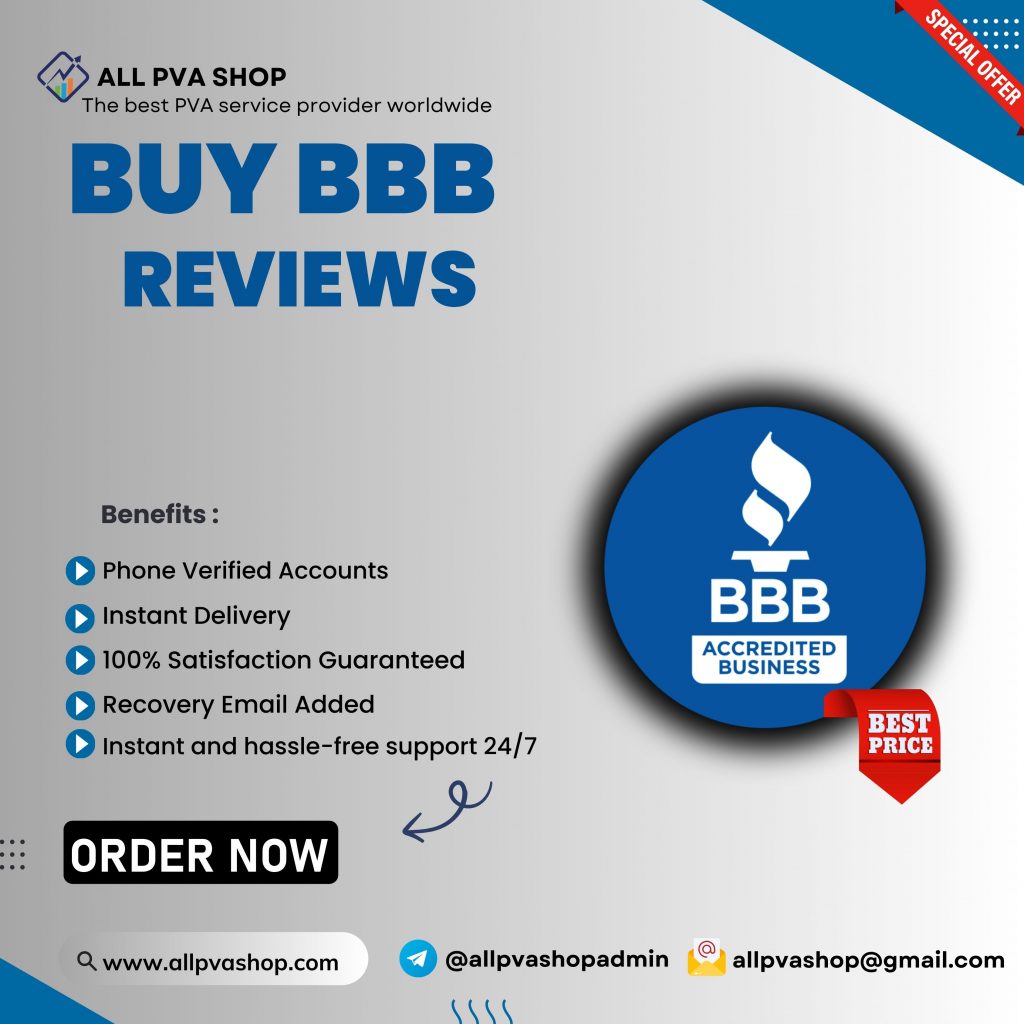 Buy BBB Reviews - 100% authentic, non-drop & safe reviews