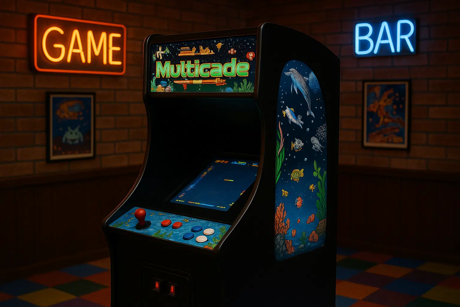 Multicade Arcade Machine for Your Game Room Nostalgia