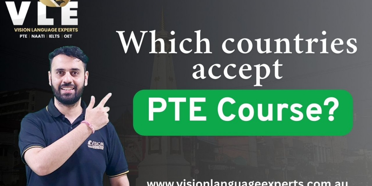 Which countries accept PTE Course?