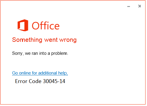 Quick Ways to Fix Microsoft Office 365/2021 Error Code 30045-14