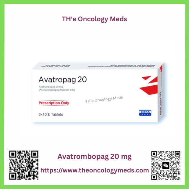 Avatropag 20 mg (Avatrombopag) | Worldwide Shipping