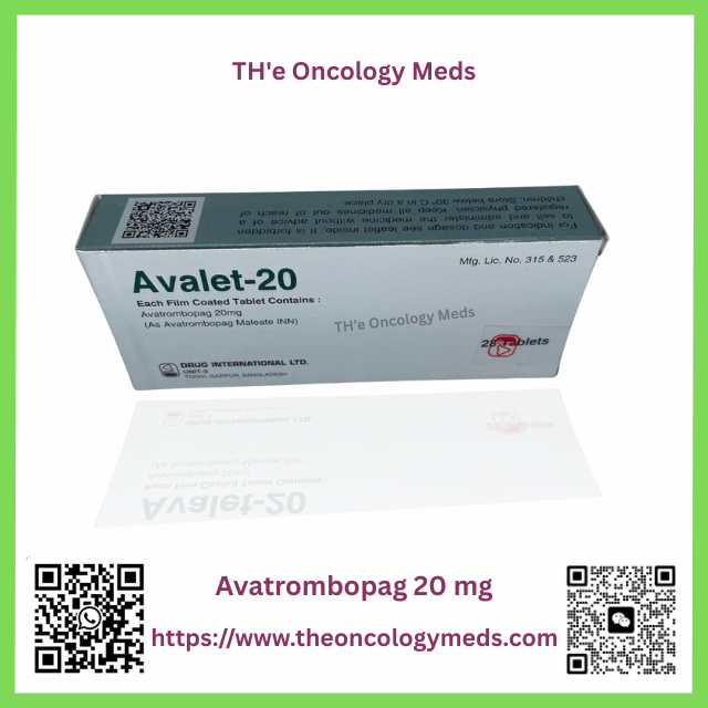 Avalet 20 mg (Avatrombopag) | Buy Generic Medicine