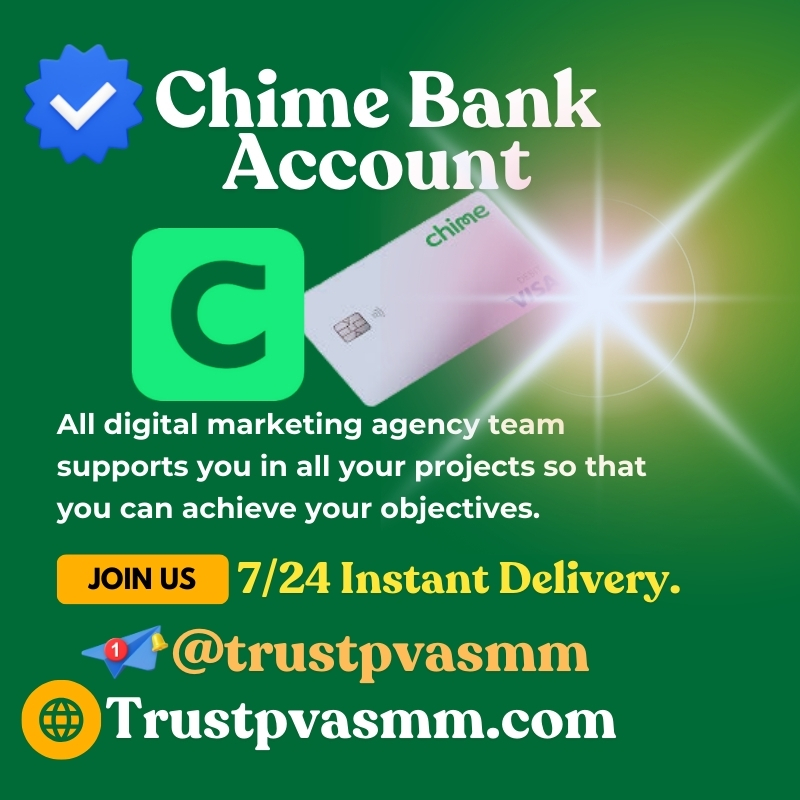 Buy Chime Bank Account - Physical Card Active & Huge Transactions