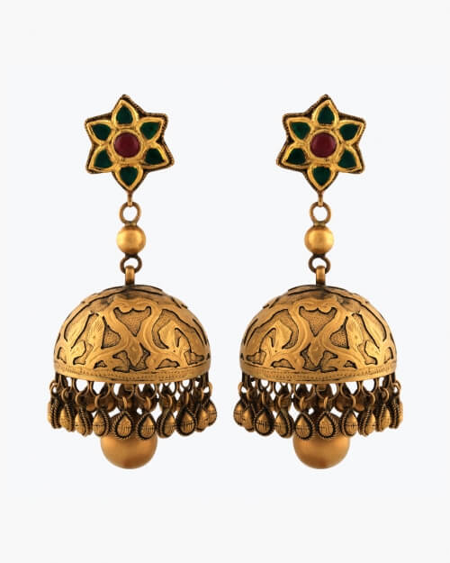 Shop Gold Earrings Online | Gold Earrings Store in Kolkata